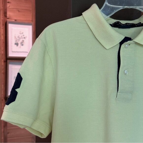 US Polo Assn Polo Shirt Girls XL14-16/Women XS Light Yellow Cotton or - Picture 5 of 7